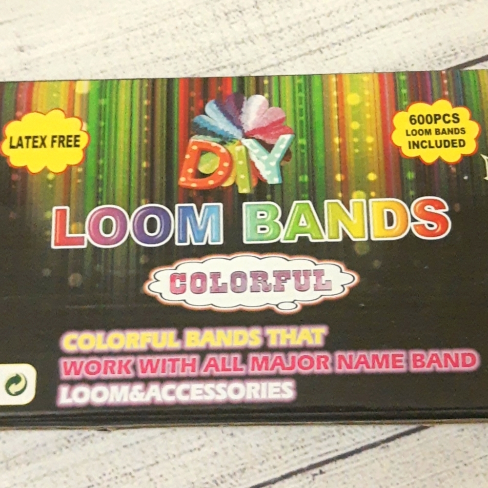 Loom Bands Colorful Bands Rubber Bands Accessories Kit OPEN BOX COMPLETE